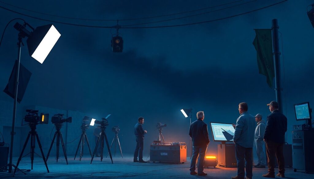 Как работает ночной график съемок: особенности смены суток - иллюстрация