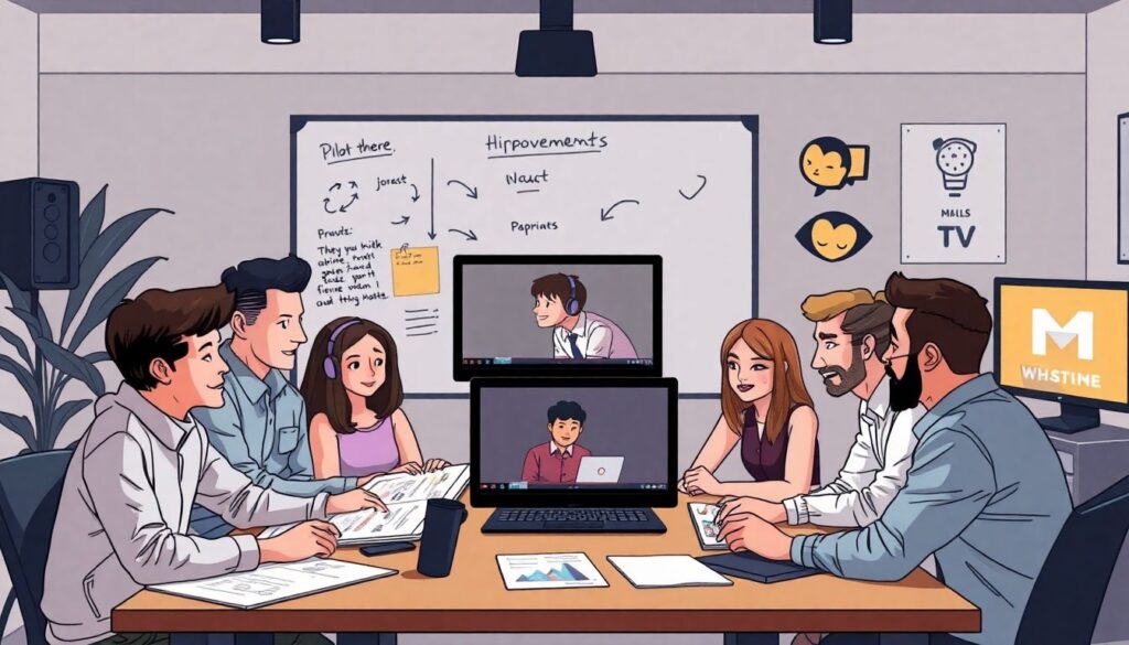 Как превратить идею в пилотный выпуск: путь от концепта до съемок - иллюстрация