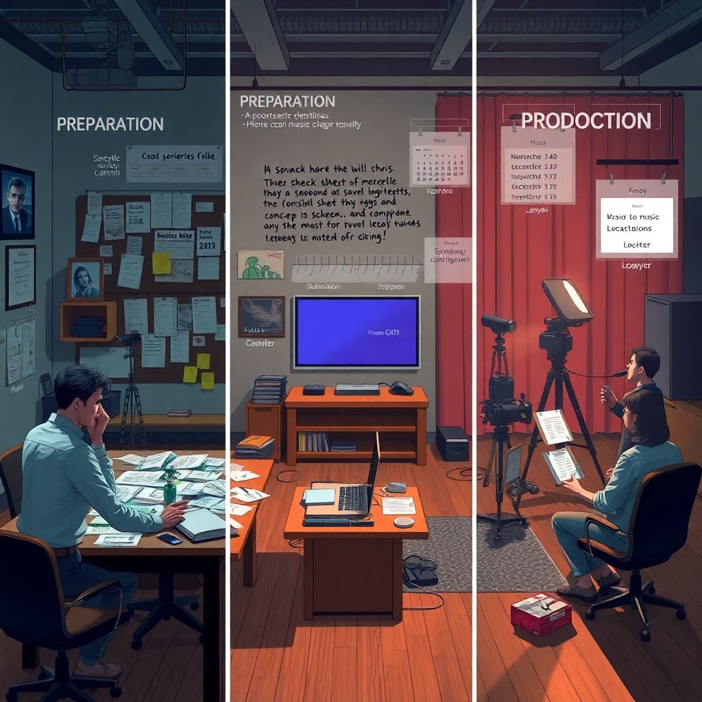 Путь пилота к эфирному хиту: основные этапы создания сериала и подводные камни