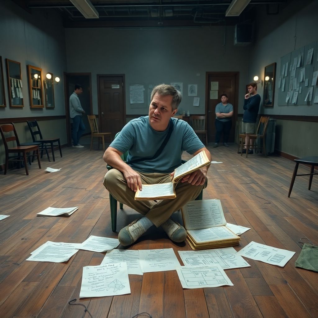 Интервью с актером о подготовке к роли и учебе на сцене