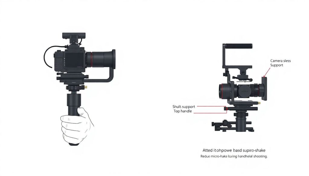 Обзор популярных технических аксессуаров для съемок - иллюстрация