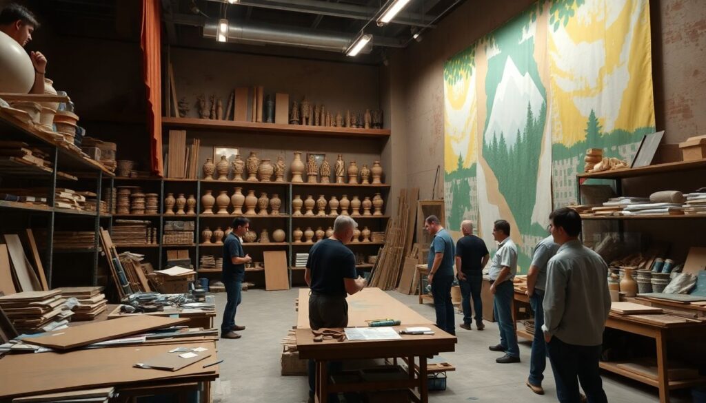 Как подбирать декорации в сетке сериального мира - иллюстрация