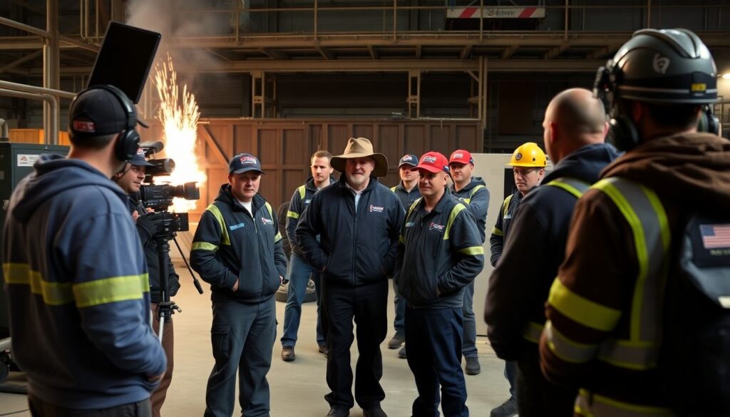 Какой комплекс мер безопасности на месте съемок - иллюстрация